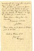 Revers de la  carta escrita per l'avi desde el cuartel d'Almansa nº 15 grup 26 Tarragona