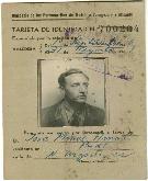 Tarjeta d'identitat Companyia de Ferrocarrils 1940-41
