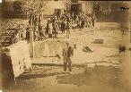 "Trons a Remolar, pops a la plaça"Prat de Llobregat despres de la riuada de 15 i 17 de gener de 1898
