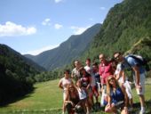 Vacances Andorra mitja familia Martos amb els respectius i la Judit ja andorrana agost-2010